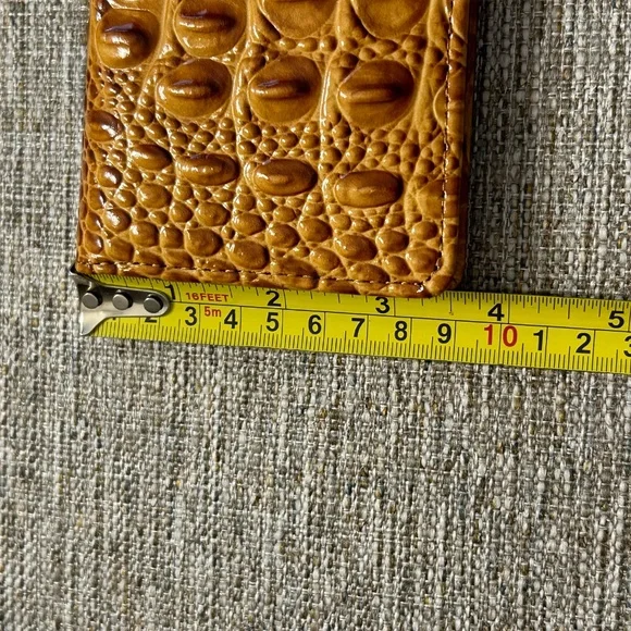 NWT Brahmin Ady Wallet Dark Rum Melbourne Leather Wallet